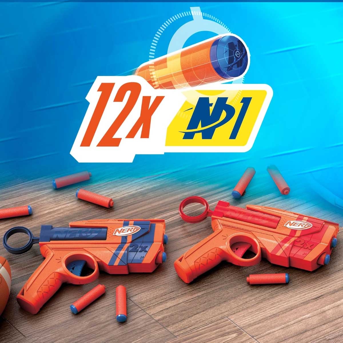 نيرف إن-سيريز مجموعة قاذف ديو للجنسين، 8-10 سنوات