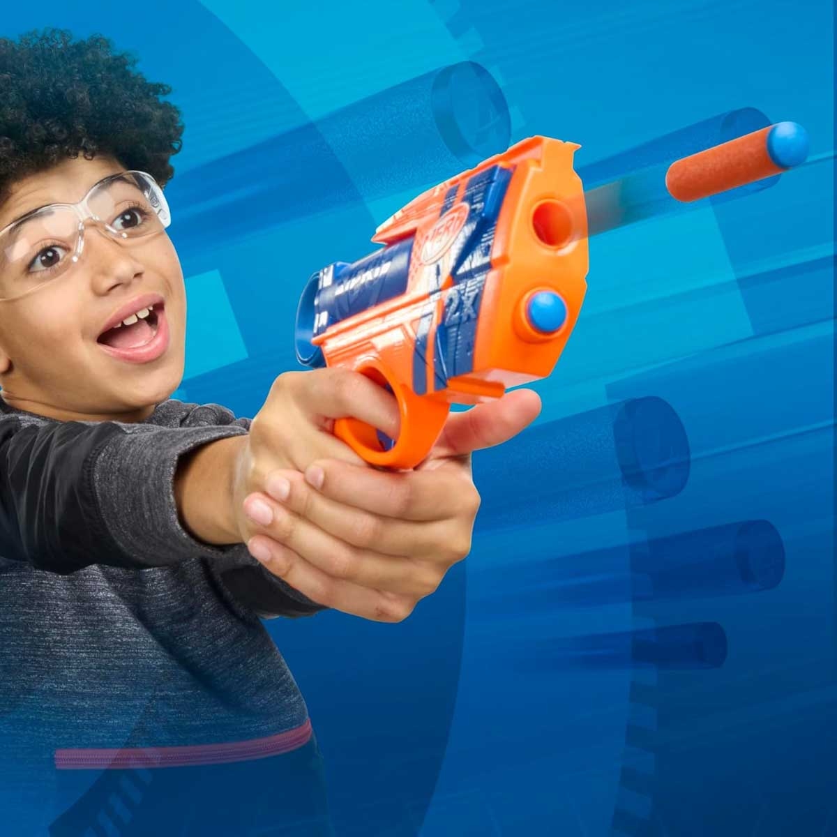نيرف إن-سيريز مجموعة قاذف ديو للجنسين، 8-10 سنوات