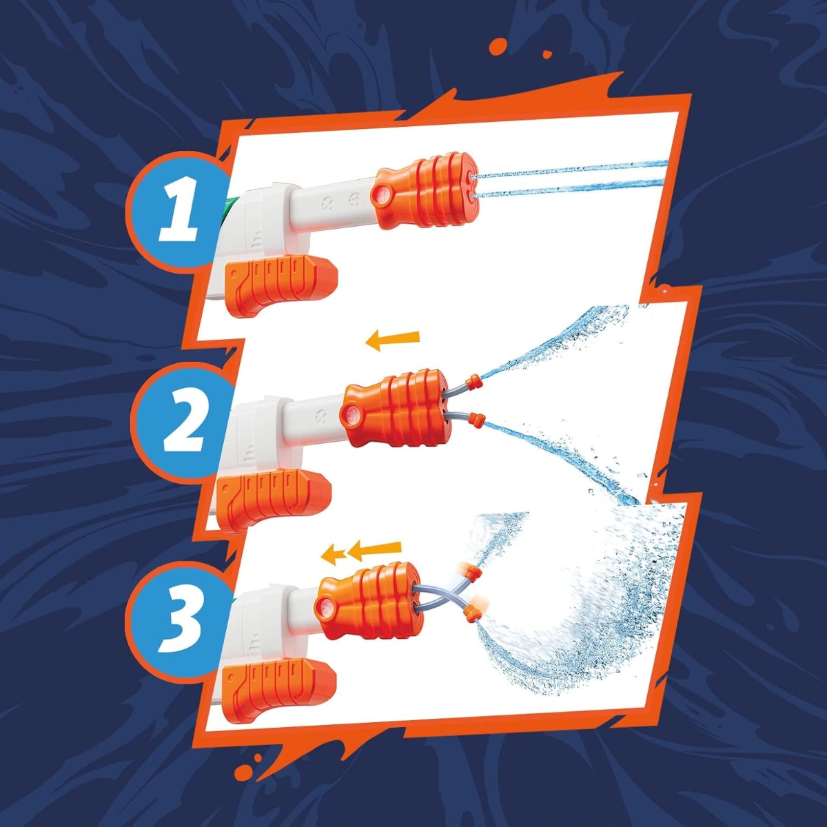 نيرف سوبر سوكر ماء هايدرو فرينزي للجنسينلعبة الناسف، 5-7 سنوات