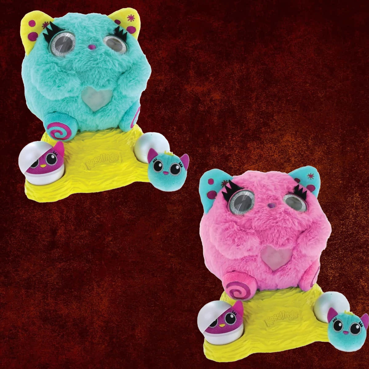 نستلينغز حيوان أليف تفاعلي متنوع مع طفلين مفاجئين للجنسين، 5-7 سنوات