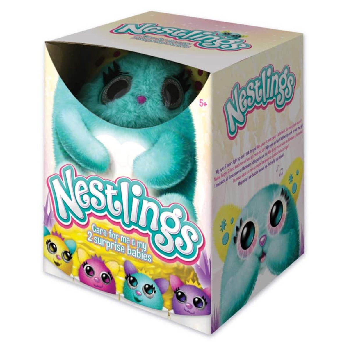 نستلينغز حيوان أليف تفاعلي متنوع مع طفلين مفاجئين للجنسين، 5-7 سنوات