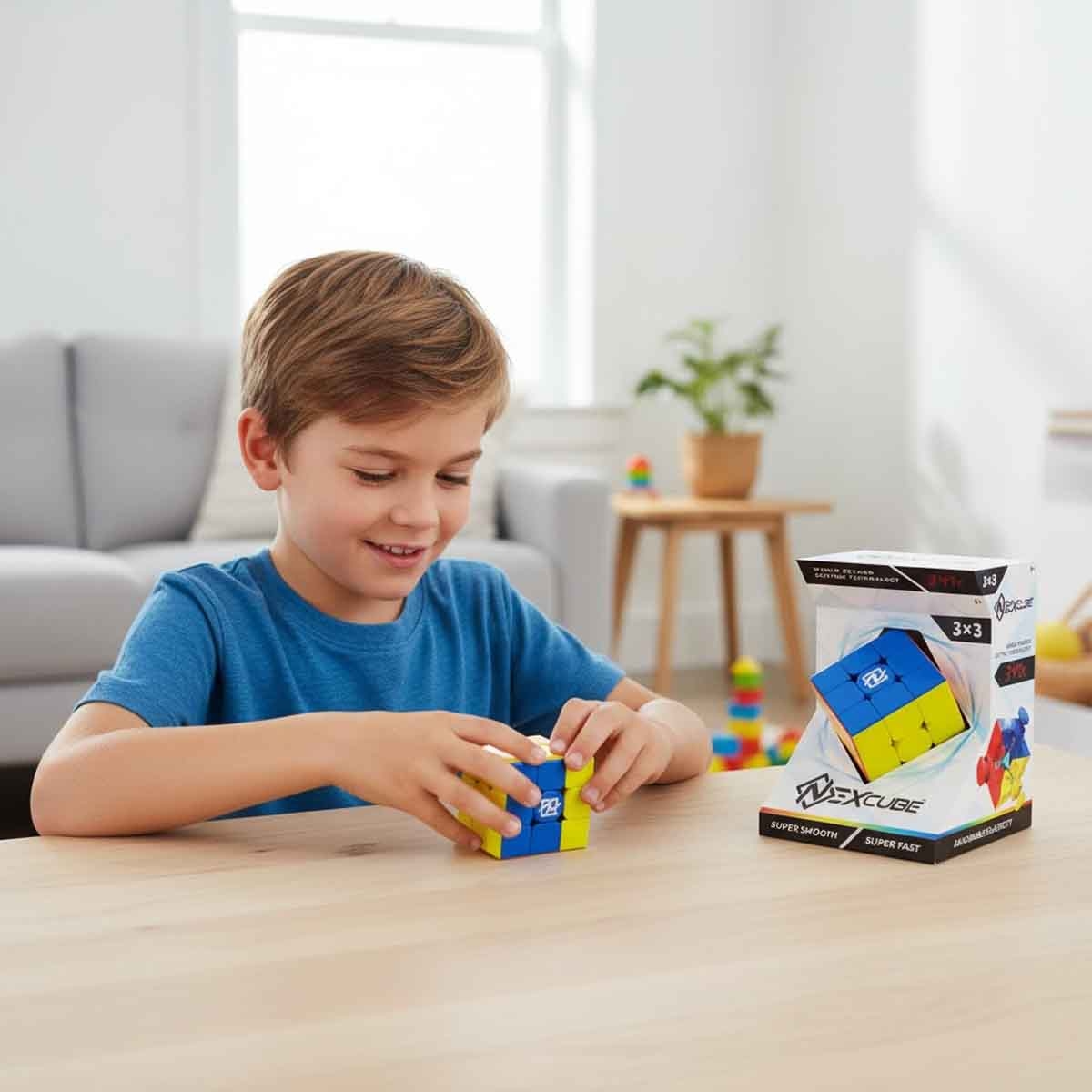 نكسيوب مكعب كلاسيكي قابل للتكديس 3×3 سعة 12 لتر للجنسين، عمر 8-10 سنوات