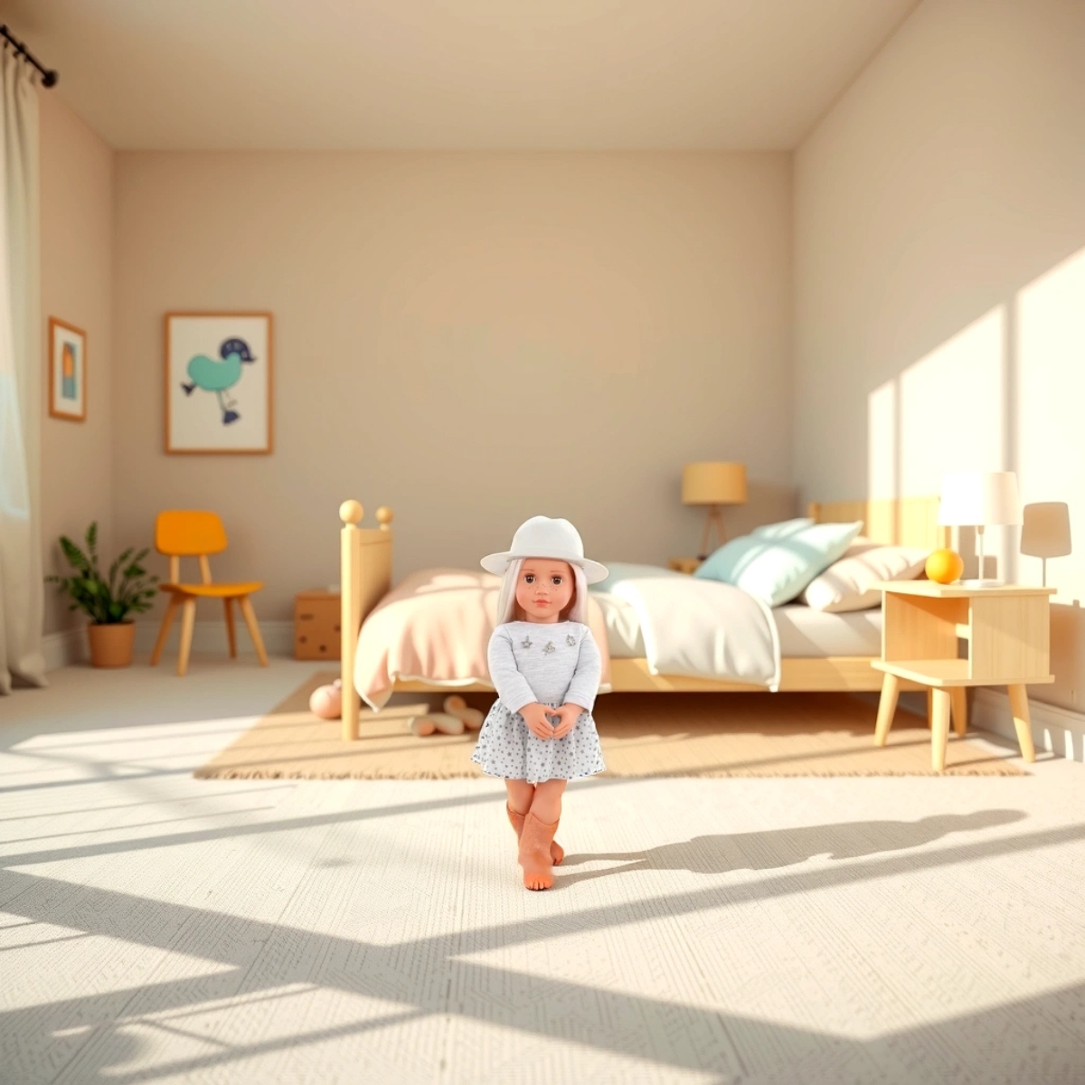 أور جينيريشن - دمية أبيغيل 18 إنش للبنات، 3-4 سنوات