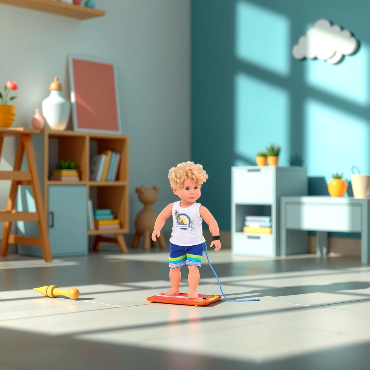 أور جينيريشن دمية الصبي غيب راكب الأمواج 18 إنش مع الإكسسوارات للجنسين، 3-4 سنوات