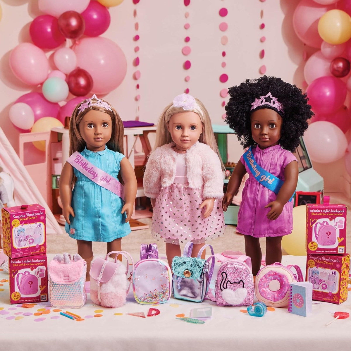 أور جينيريشن - دمية كهلاني حفلة عيد ميلاد 18 إنش للبنات، 3-4 سنوات