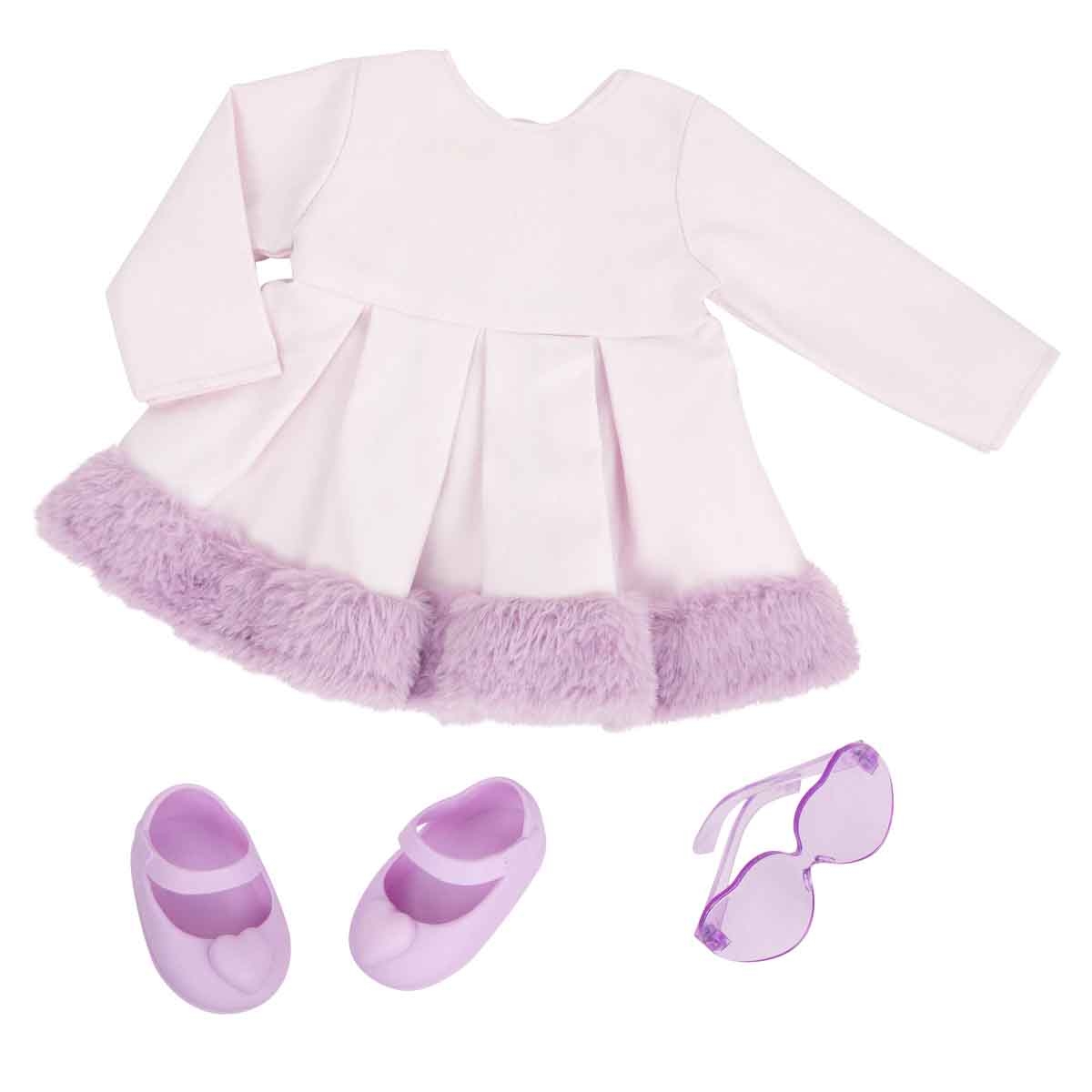 أور جينيريشن دمية أزياء فيرونيكا 18 إنش بشعر متعدد الألوان للبنات، 3-4 سنوات