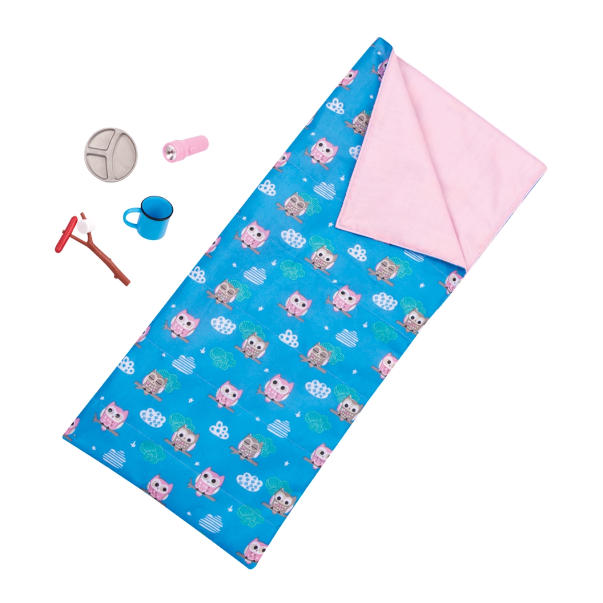 أور جينيريشن مجموعة خيمة التخييم وإكسسوارات الدمية للبنات، 3-4 سنوات