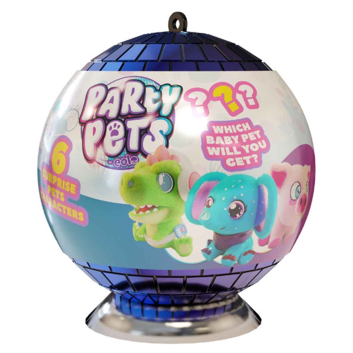 بارتي بيتس بيبي «دي جي ريكس» مفاجأة كرة ديسكو للجنسين، عمر 3-4 سنوات