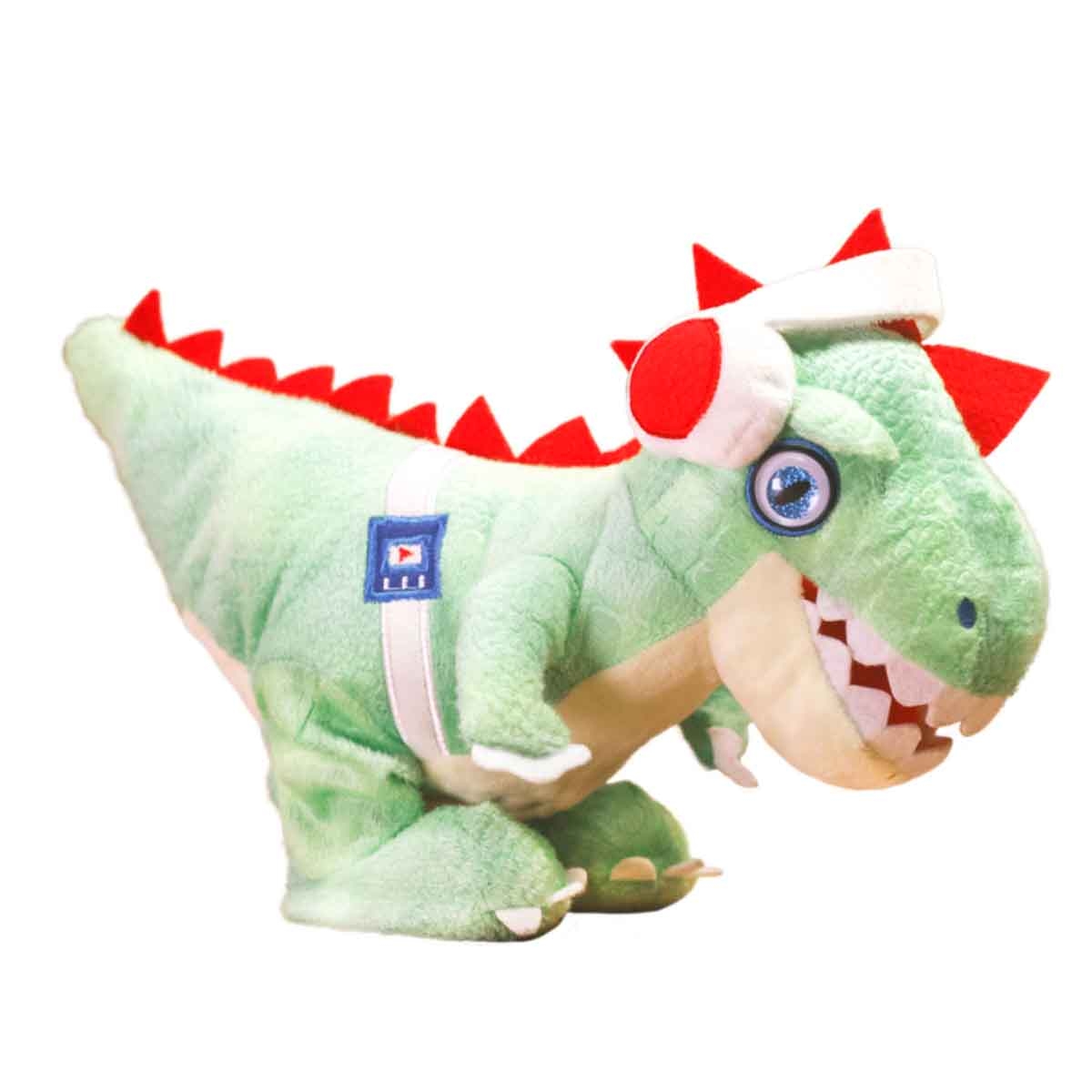 بارتي بيتس دمية محشوة ناعمة «دي جي إلكترونيكس ريكس» خضراء للجنسين، عمر 3-4 سنوات