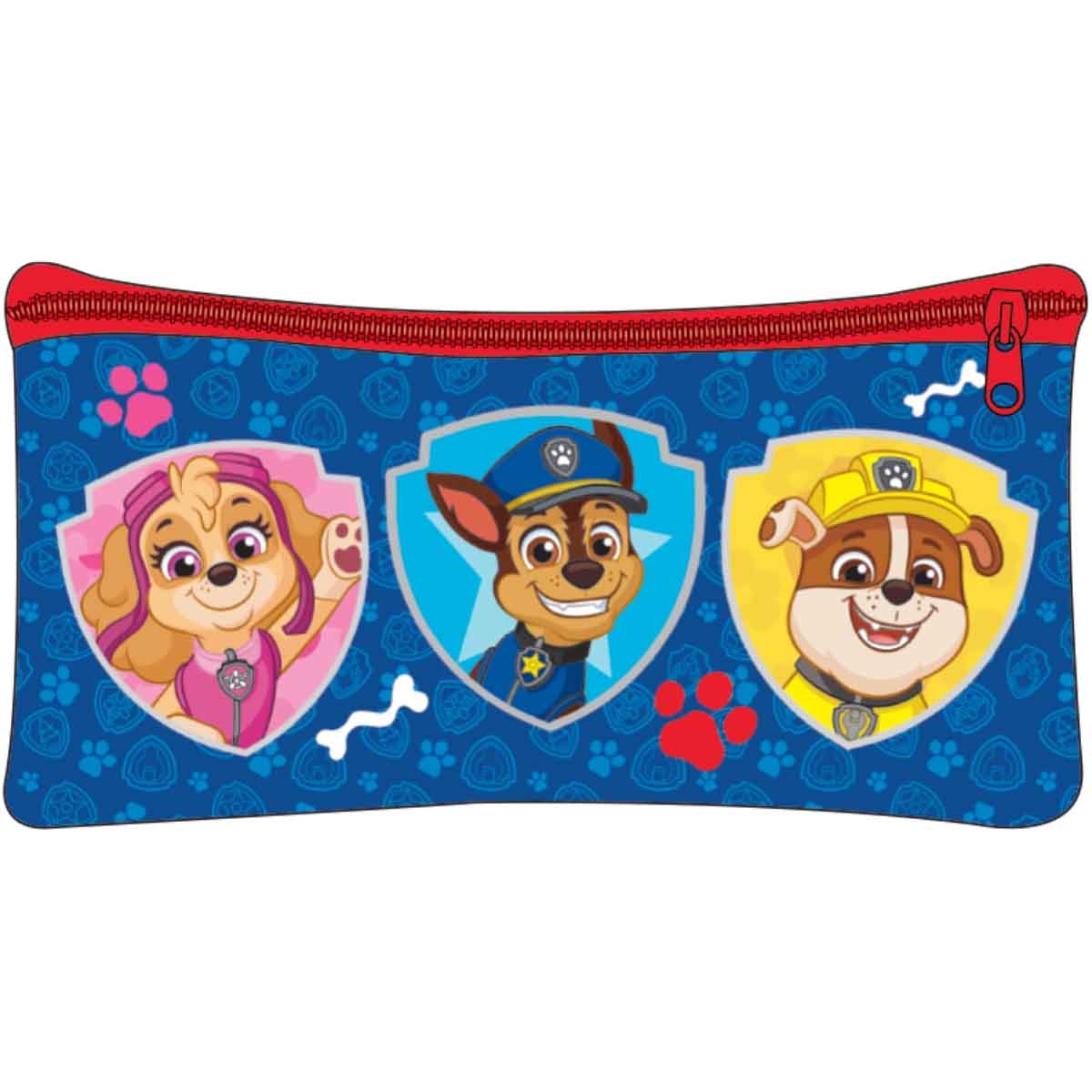 باو باترول مجموعة حقيبة ترولي 5 في 1 مقاس 16 انش مع صندوق غداء وزجاجة ومقلمة وحقيبة غداء