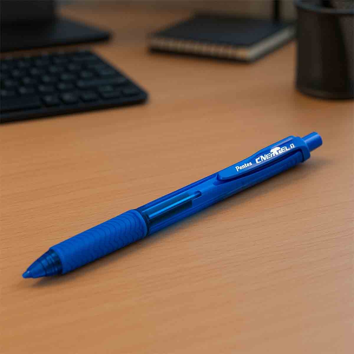 بنتل قلم حبر دوار إينرجل إكس بطرف معدني 0.7 ملم، مجموعة من 5