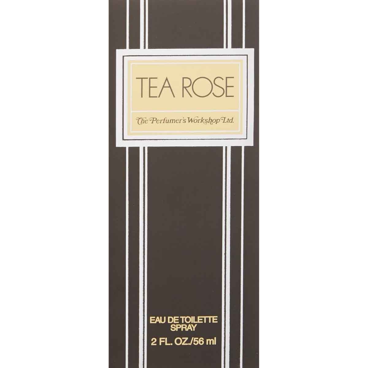عطر تي روز أو دو تواليت من ورشة العطور، 56 مل، للنساء