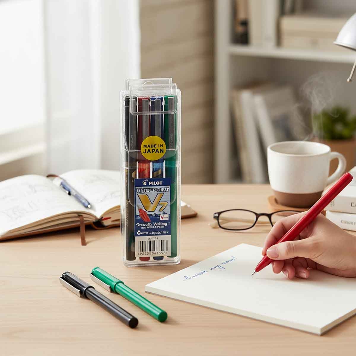 بايلوت مجموعة أقلام هاي تيك بوينت V7 عدد 4