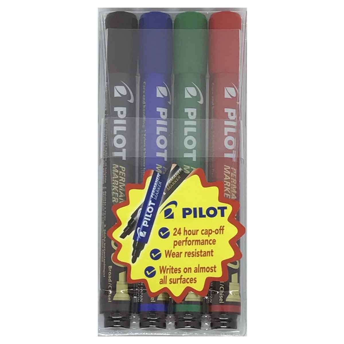 بايلوت مجموعة أقلام ماركر SCA-400-S4 عدد 4