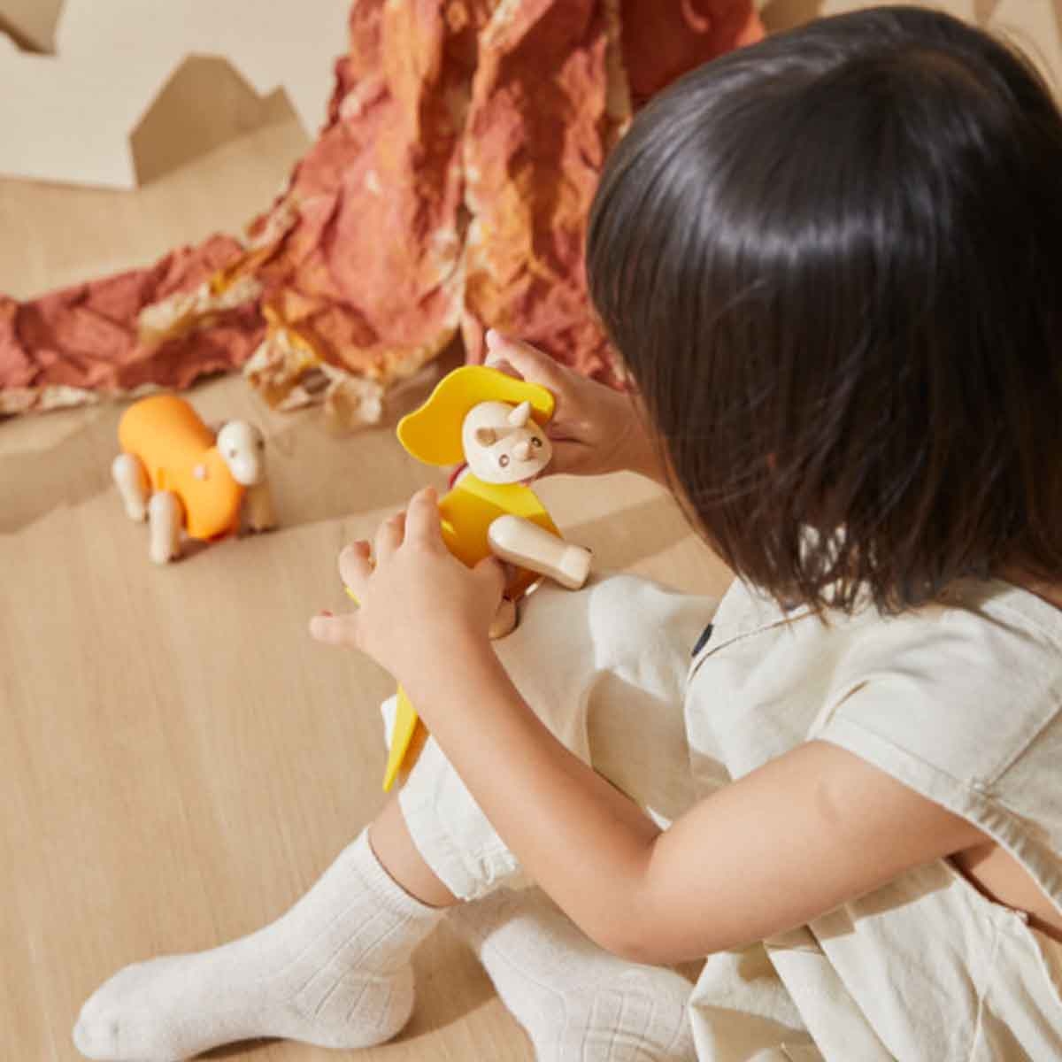 بلان تويز مجسم تريسيراتوبس خشبي افعلها بنفسك للجنسين 3 - 4 سنوات