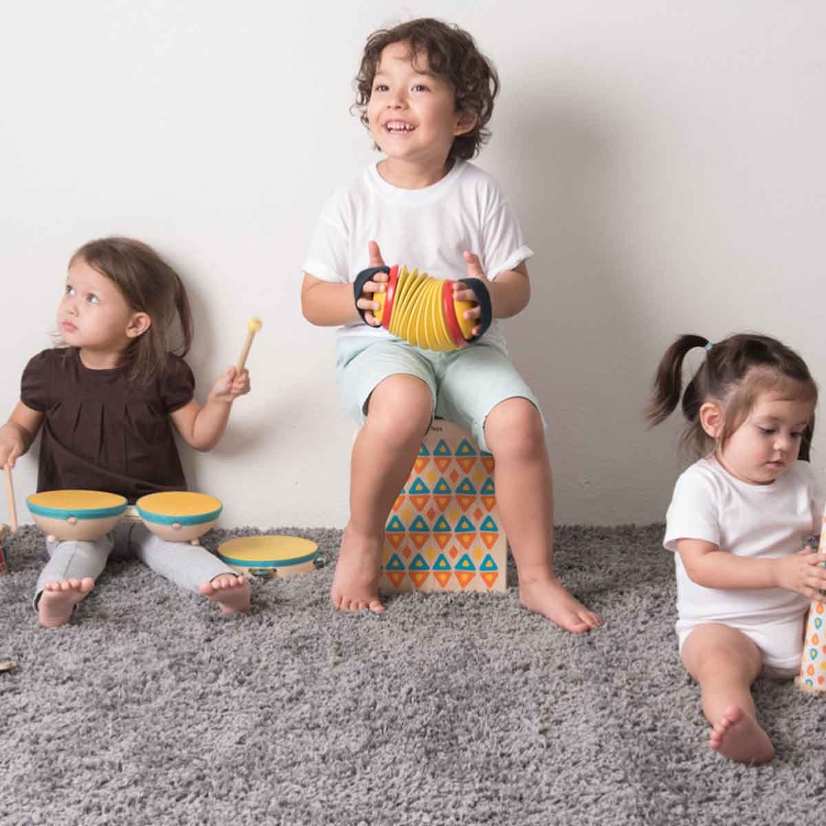 بلان تويز لعبة موسيقية أكورديون خشبية للجنسين 3 - 4 سنوات