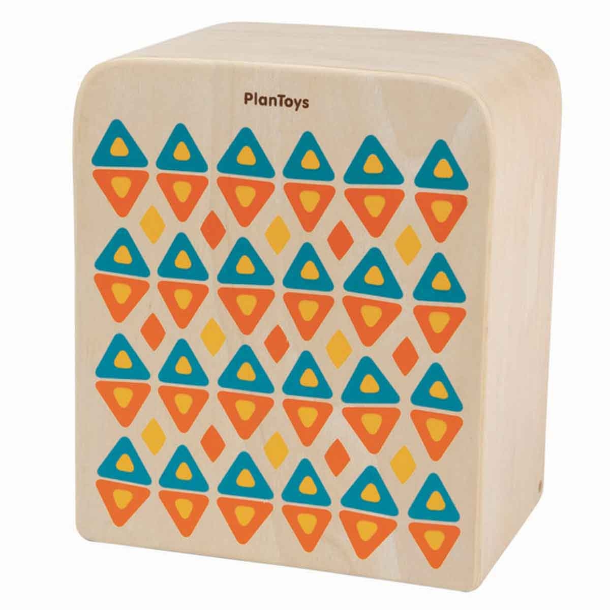 بلان تويز لعبة موسيقية صندوق الإيقاع خشبية للجنسين 3 - 4 سنوات