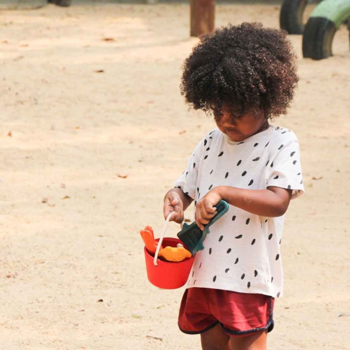 بلان تويز مجموعة ألعاب رمل خشبية للجنسين 3 - 4 سنوات