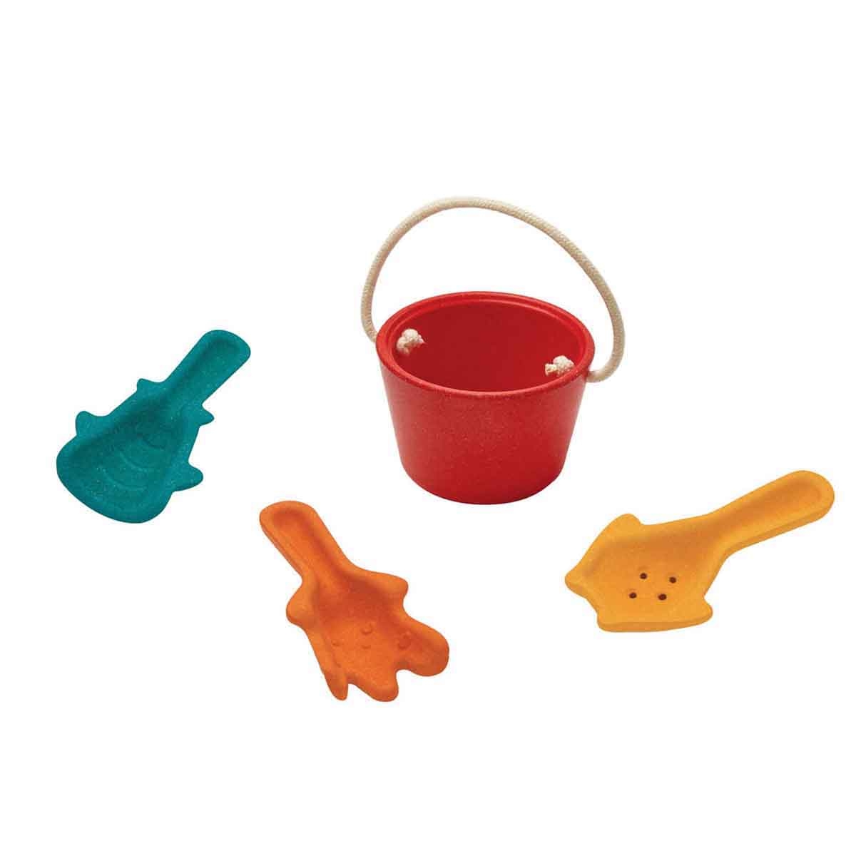 بلان تويز مجموعة ألعاب رمل خشبية للجنسين 3 - 4 سنوات