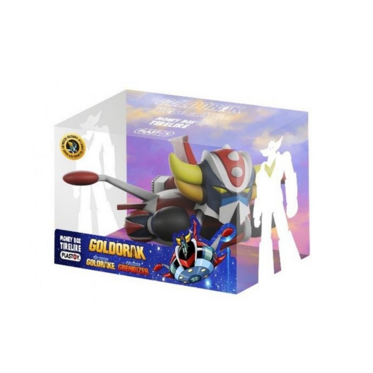 بلاستوي يو إف أو روبوت جريندايزر سبايزر حصالة نقود للجنسين، 3-4 سنوات