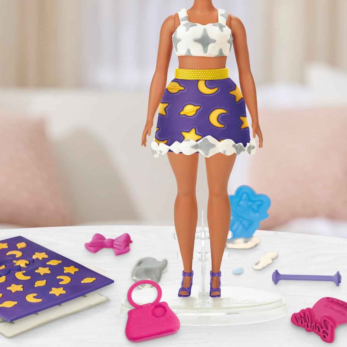 بلاي دو باربي عبوة إكسسوارات لمعان وأحجار للبنات، 5-7 سنوات