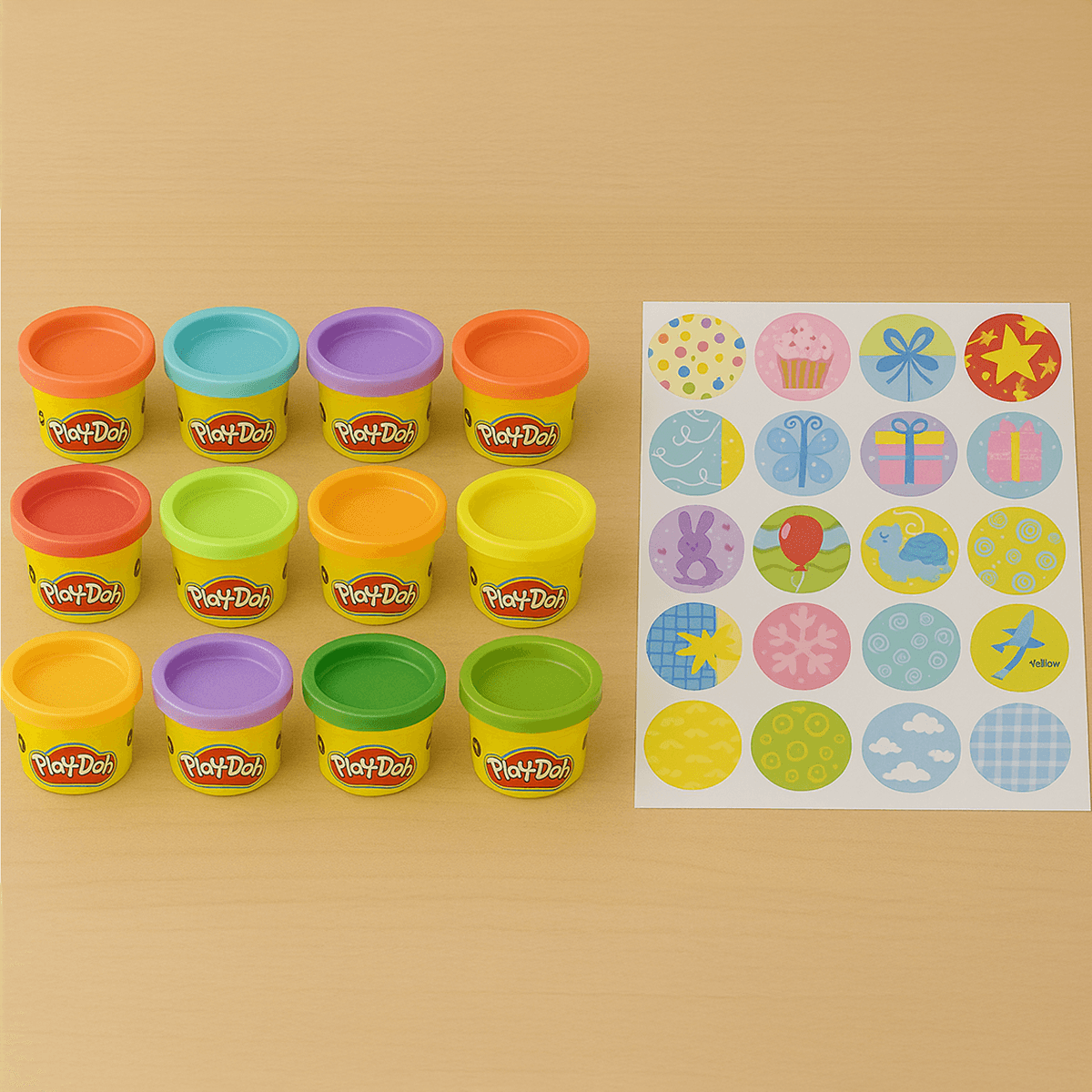 بلاي-دو مجموعة حفلات من صلصال التشكيل للجنسين، 3-4 سنوات، عدد 15