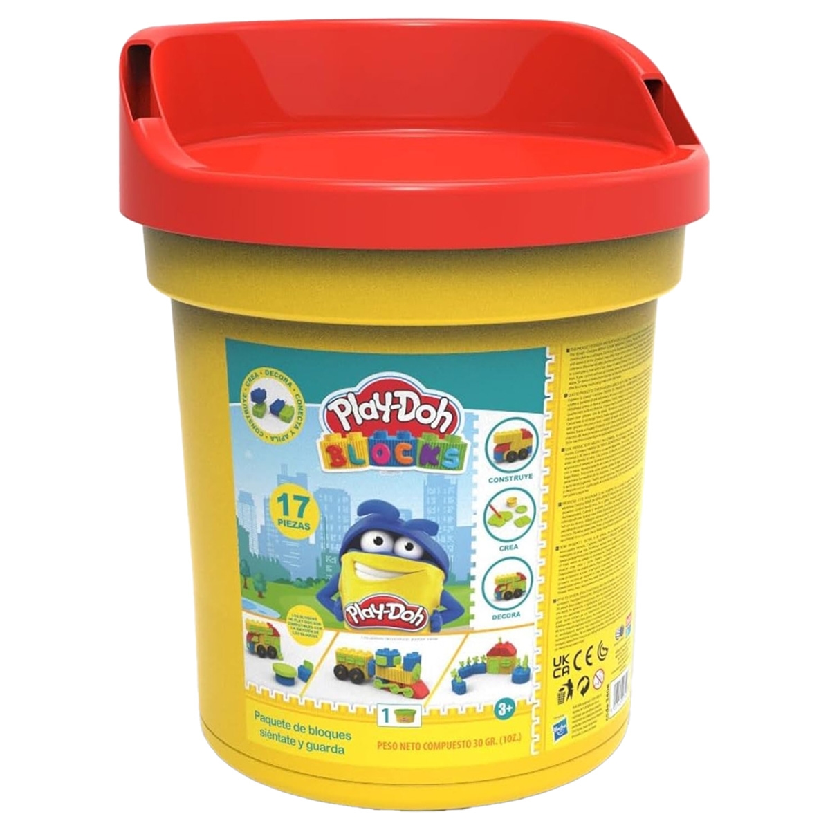 بلاي-دو مجموعة مقعد وتخزين بلوكس للجنسين، 3-4 سنوات