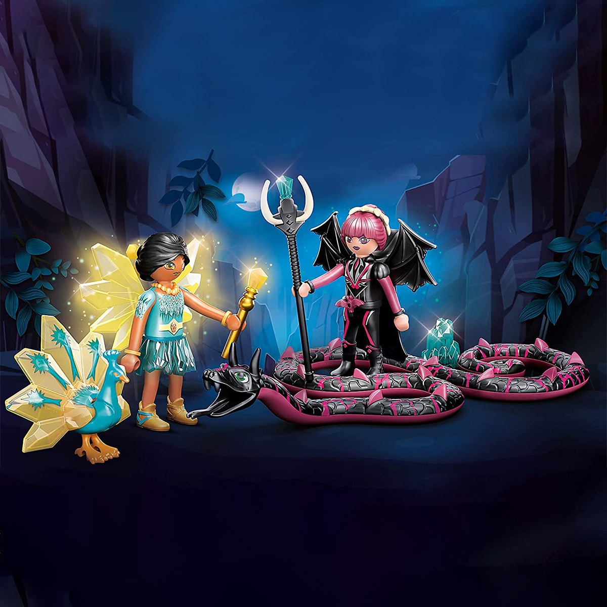 بلاي موبيل مغامرات أيُوما الجنية البلورية وجنية الخفاش مع الروح الحيوانية للجنسين، 8-10 سنوات