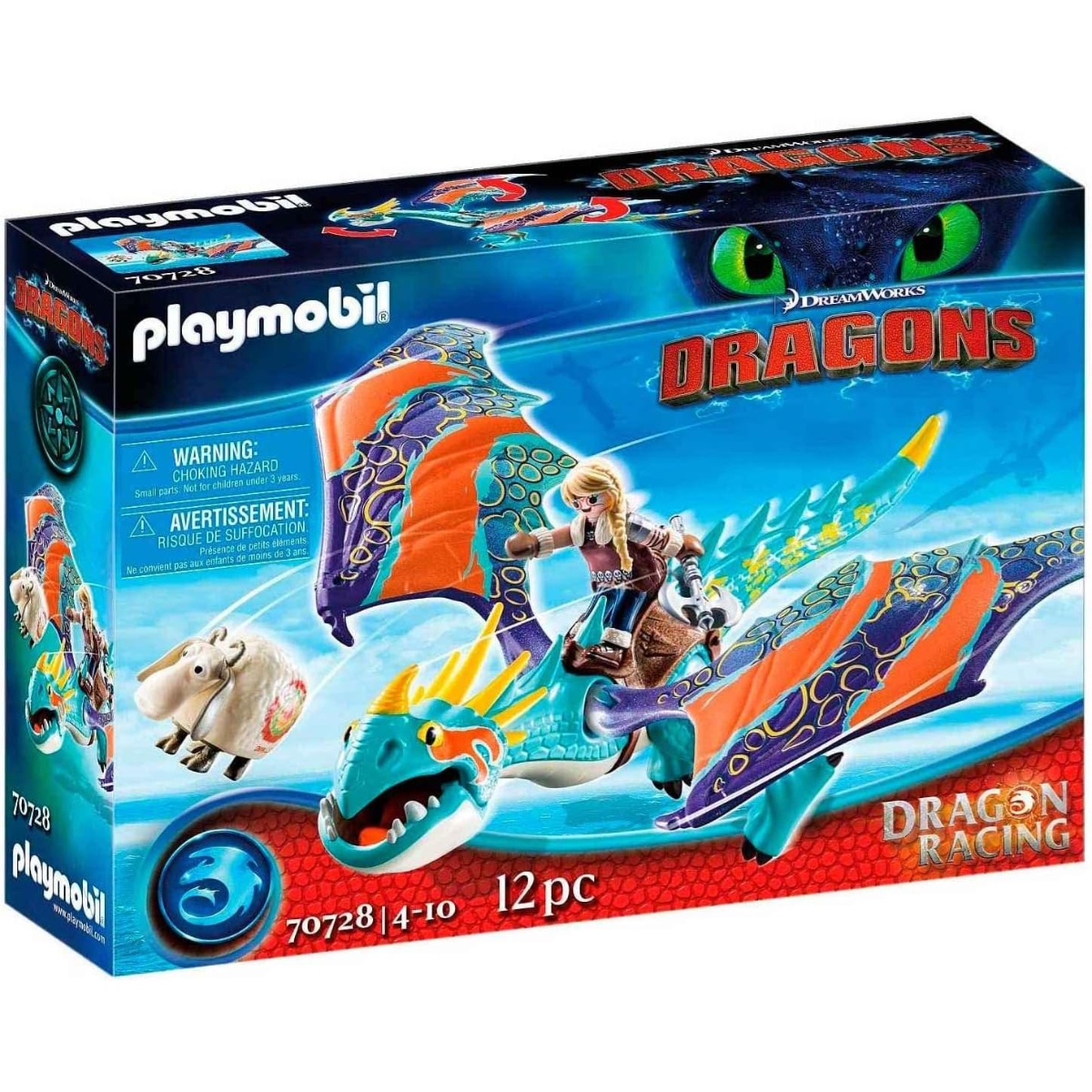 بلاي موبيل دريم ووركس سباق التنانين أستريد وستورمفلاي للجنسين، 5-7 سنوات