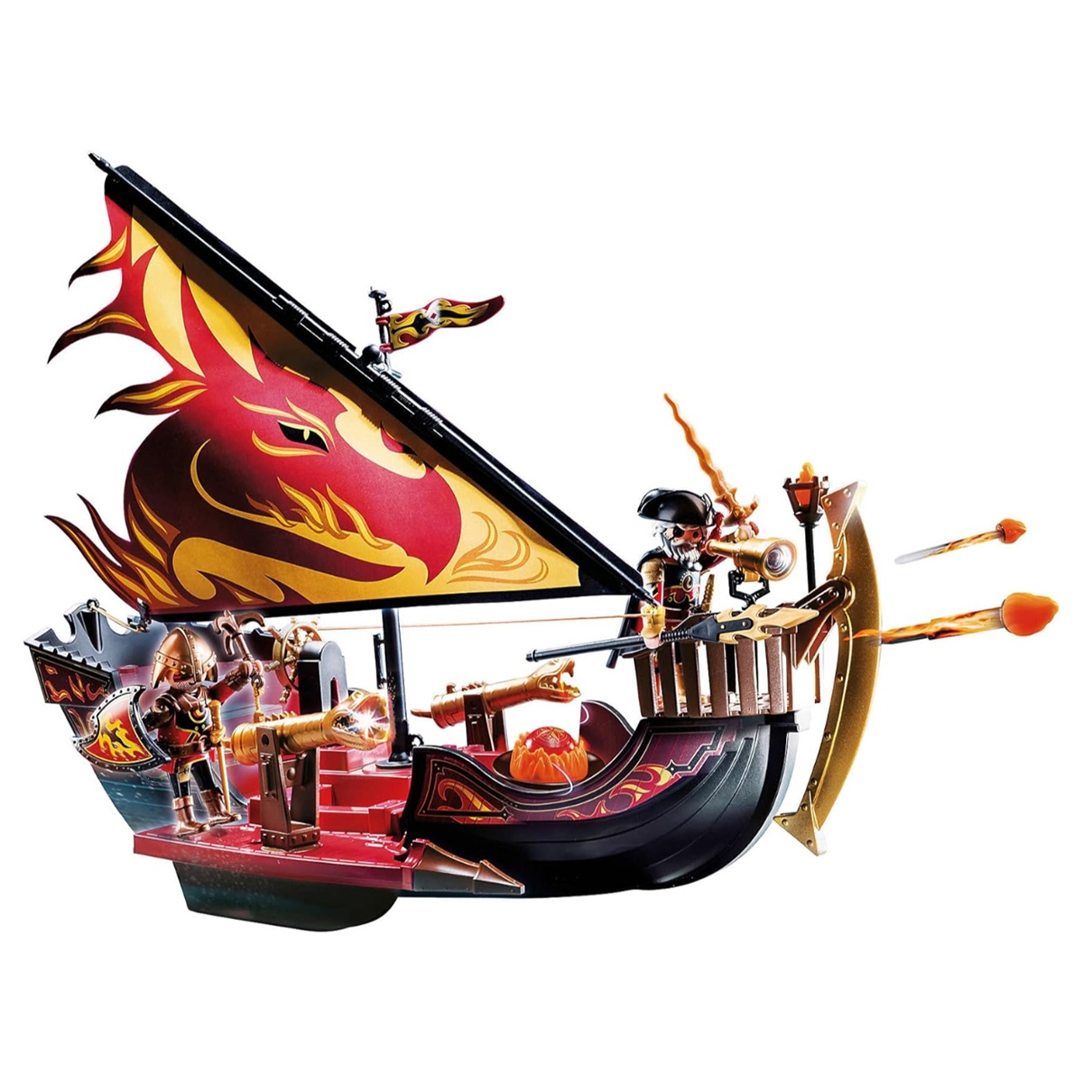 بلاي موبيل نوفيلمور سفينة النار من غزاة بيرنهام للجنسين، 5-7 سنوات