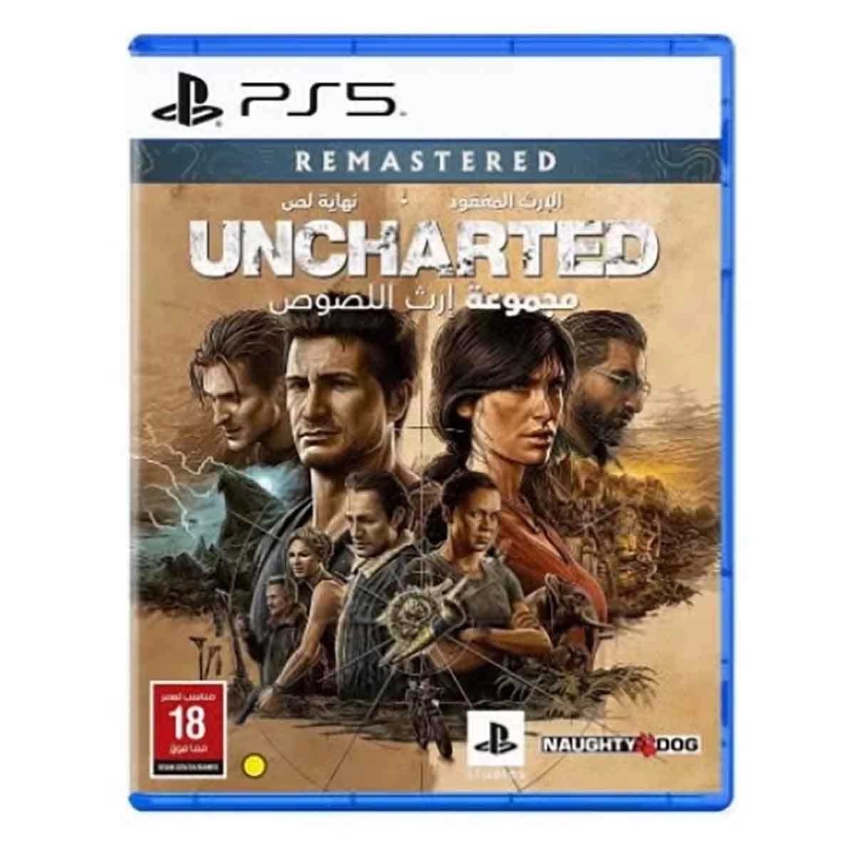 سوني بلايستيشن 5 قرص بلو-راي و إف سي 26 + سبايدر مان مايلز موراليس + فار كراي 6 + أنتشارتد مع حزمة وحدة تحكم دوال سينس