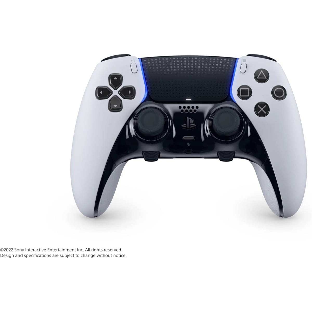 سوني بلايستيشن 5 الإصدار الرقمي سعة 825 جيجابايت و إف سي 26 (نسخة السعودية) مع حزمة وحدة تحكم دوال سينس إيدج (نسخة السعودية) أبيض