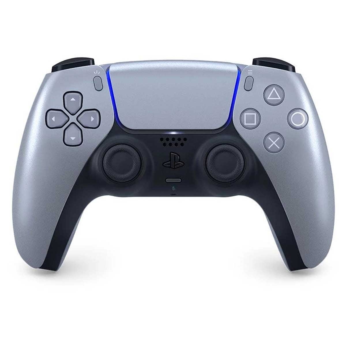 سوني بلايستيشن 5 الإصدار الرقمي سعة 825 جيجابايت و إف سي 26 (نسخة السعودية) مع حزمة وحدة تحكم دوال سينس فضي