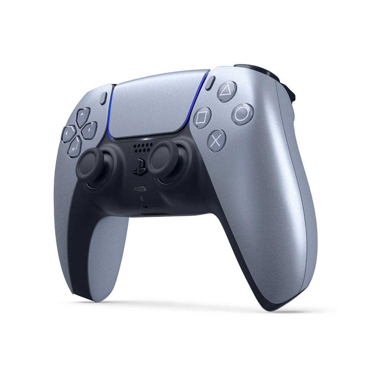 سوني بلايستيشن 5 الإصدار الرقمي سعة 825 جيجابايت و إف سي 26 (نسخة السعودية) مع حزمة وحدة تحكم دوال سينس فضي