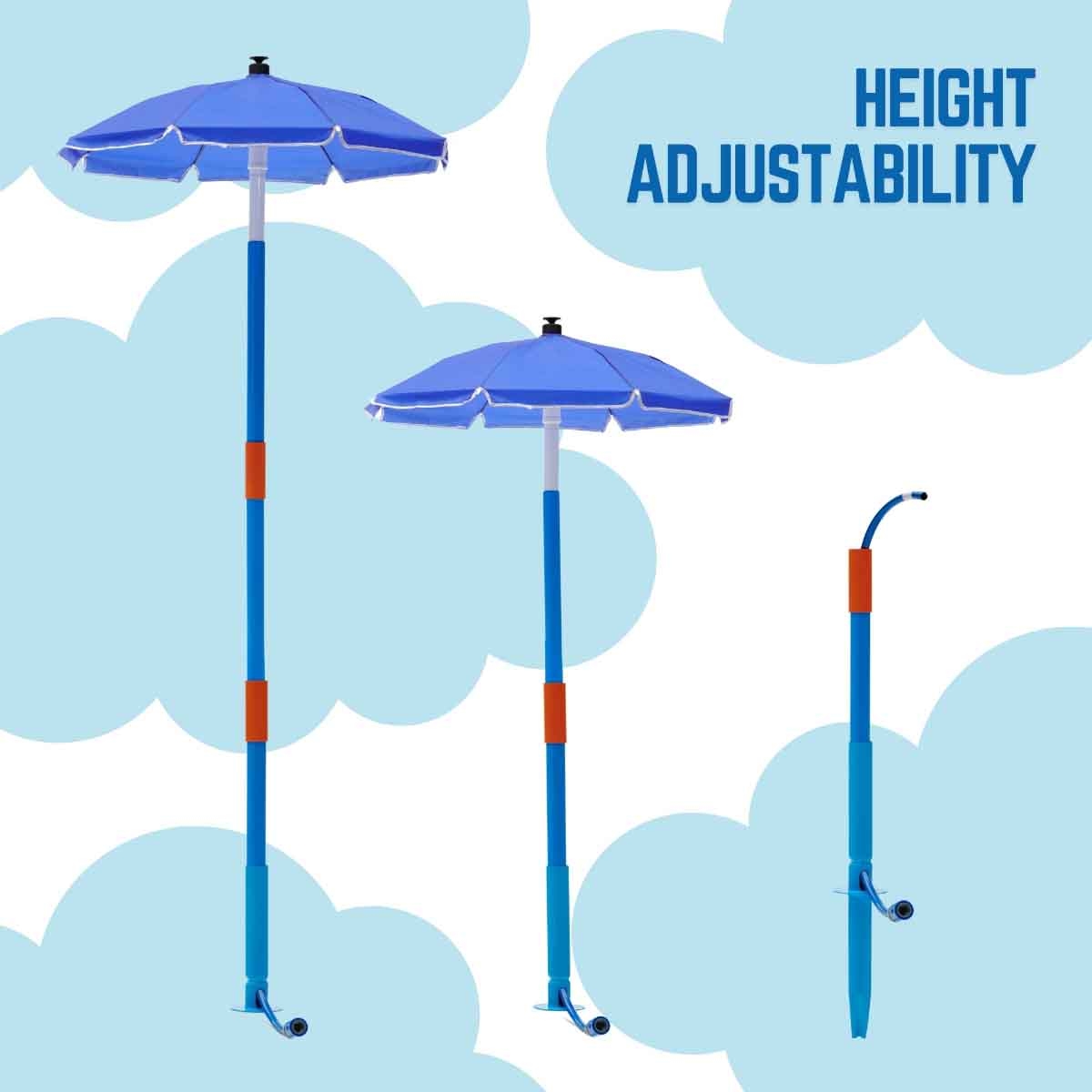 بلوم نافورة مظلة الحديقة المائية للجنسين، 3-4 سنوات