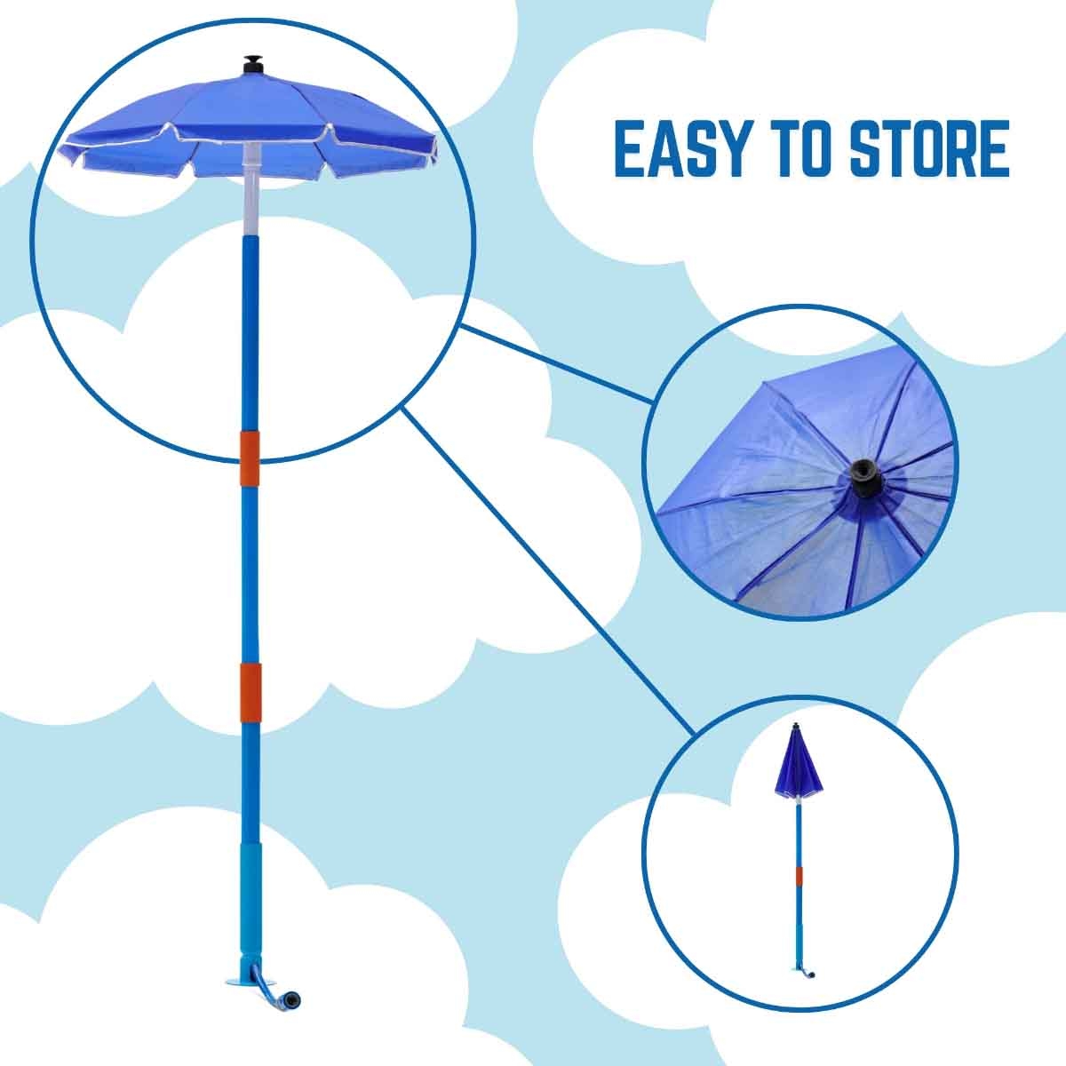 بلوم نافورة مظلة الحديقة المائية للجنسين، 3-4 سنوات