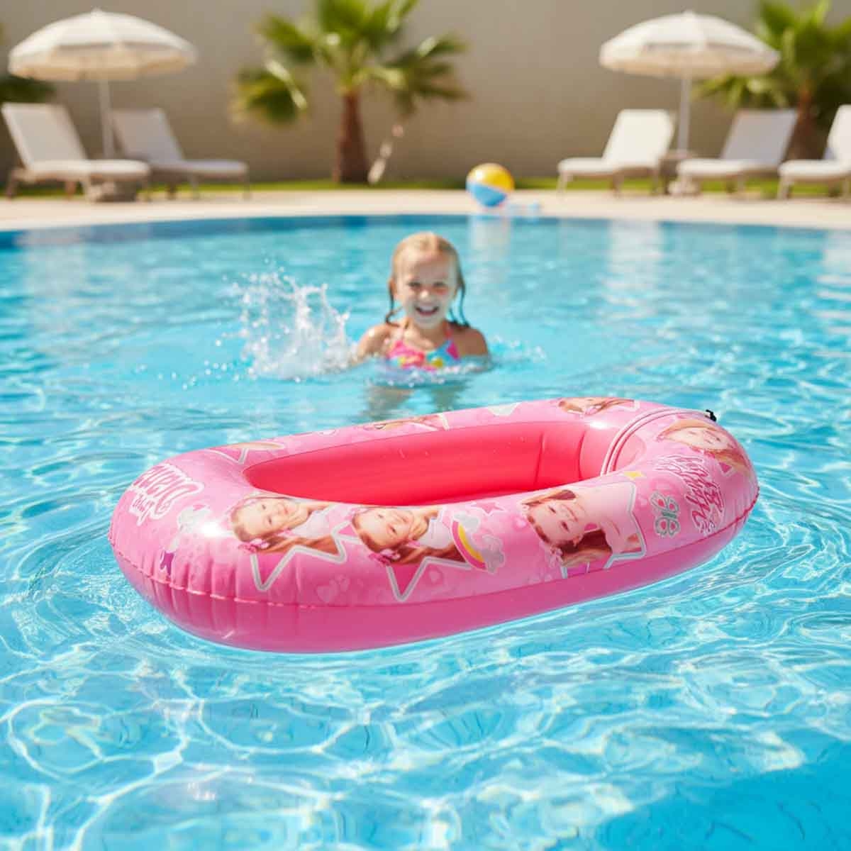 بوكت ووتش لوف ديانا قارب قابل للنفخ للبنات، 3-4 سنوات