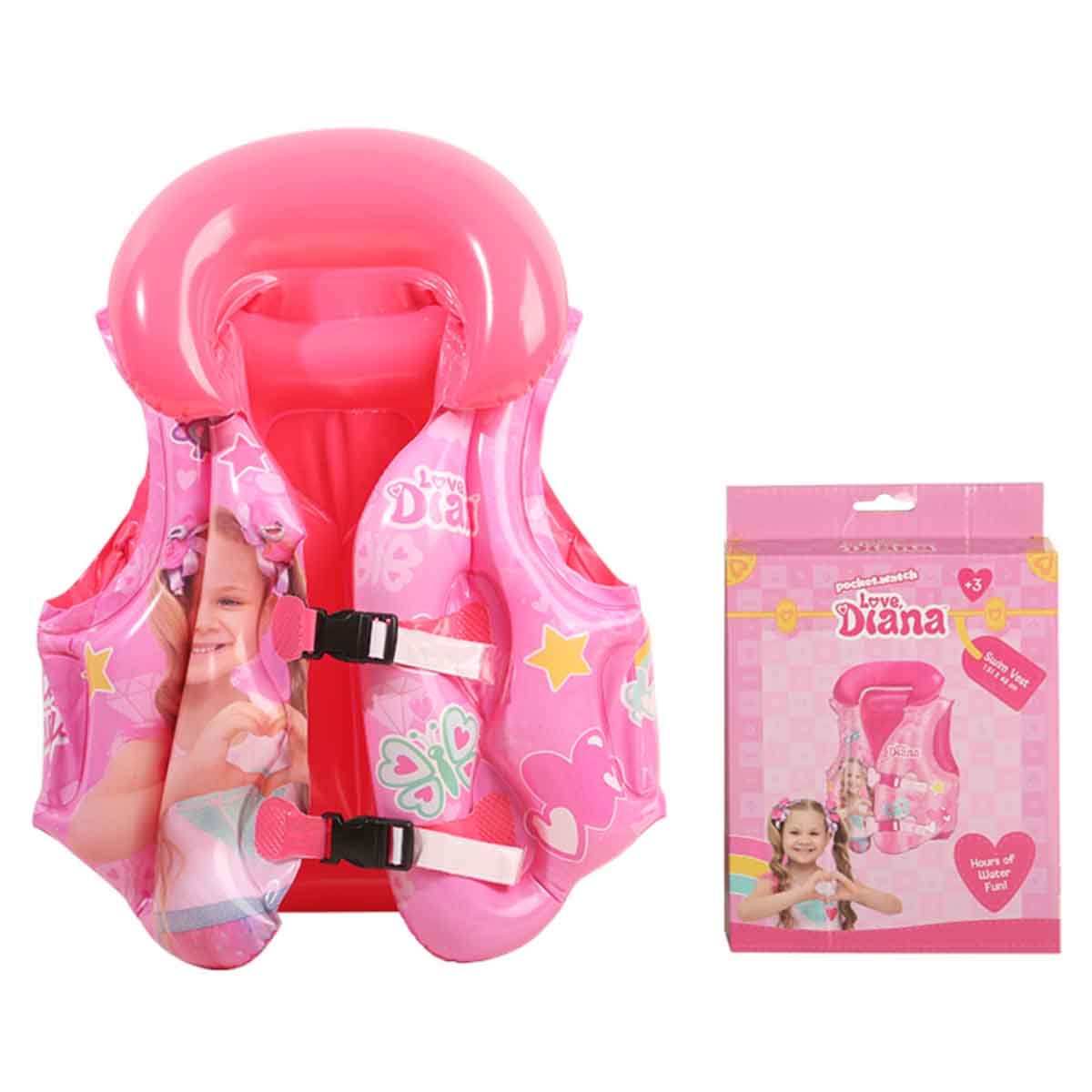 بوكت ووتش لوف ديانا سترة سباحة للبنات، 3-4 سنوات