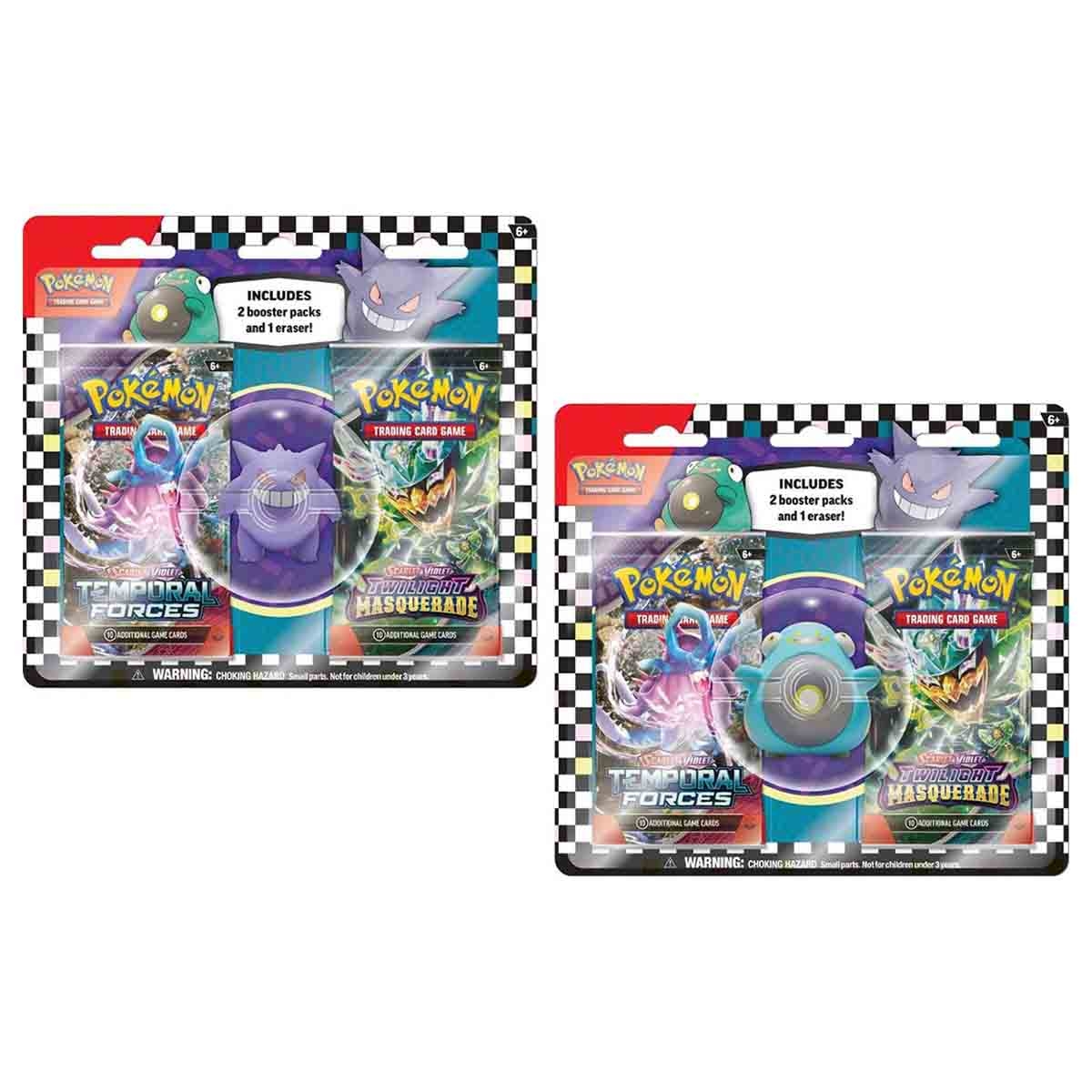 بوكيمون مجموعة العودة إلى المدرسة، لعبة بطاقات تداول متنوعة مع ممحاة للجنسين، من عمر 5 إلى 7 سنوات