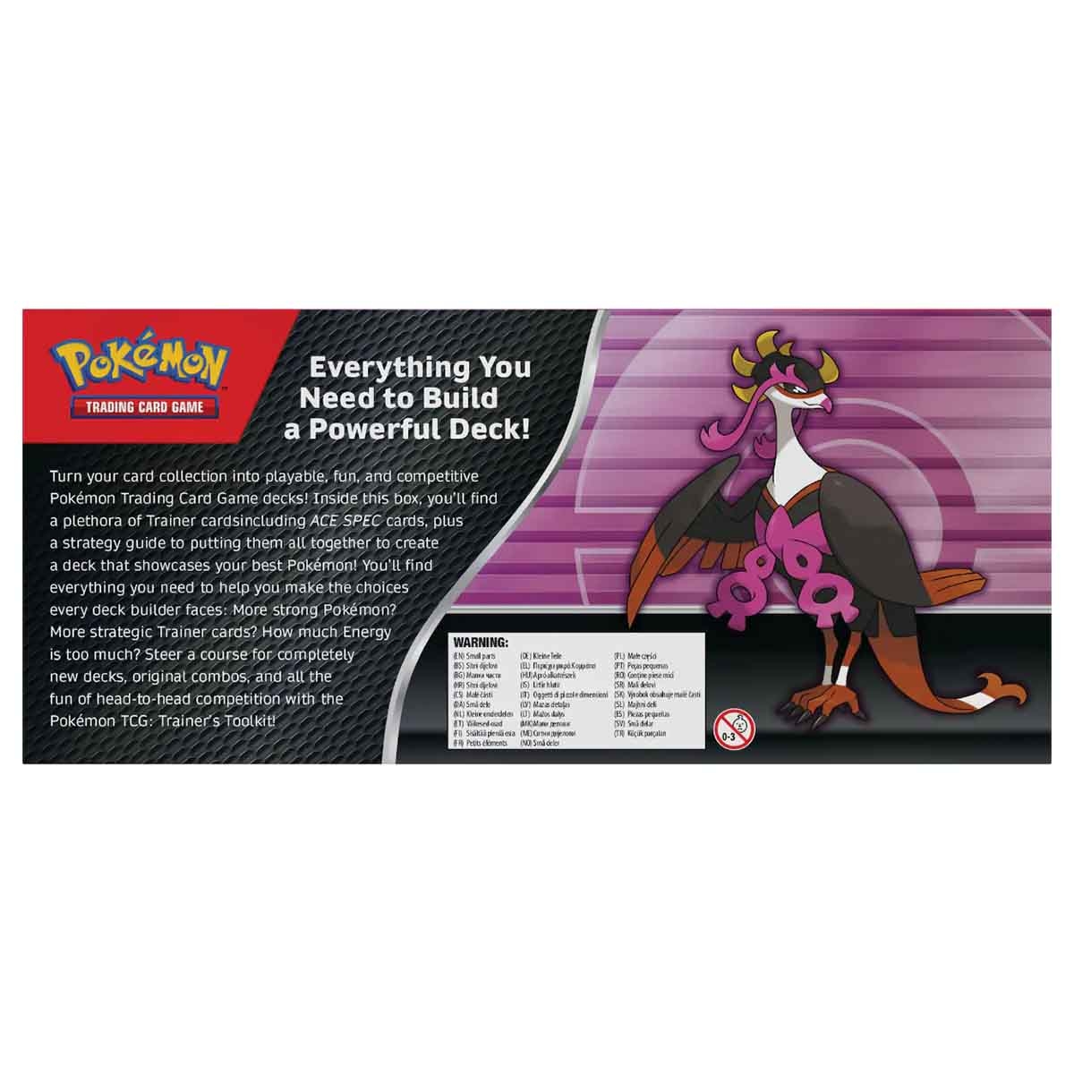 بوكيمون تي سي جي مجموعة أدوات المدرب (2025) لبطاقات التداول، للجنسين، من عمر 5 إلى 7 سنوات