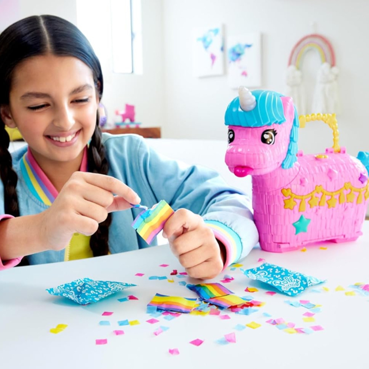 بولي بوكيت مجموعة حفلة يونيكورن 35 سنة للبنات، 5-7 سنوات