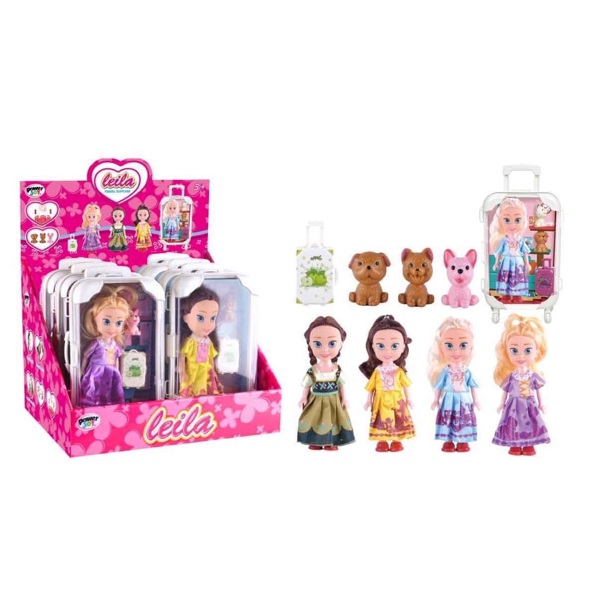 باور جوي ليلى حقيبة سفر 6 إنش منوعة للجنسين، 3-4 سنوات