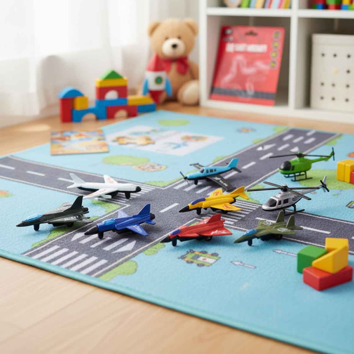 باور جوي طائرة معدنية فـروم فـروم متنوعة للأطفال للجنسين، 3-4 سنوات