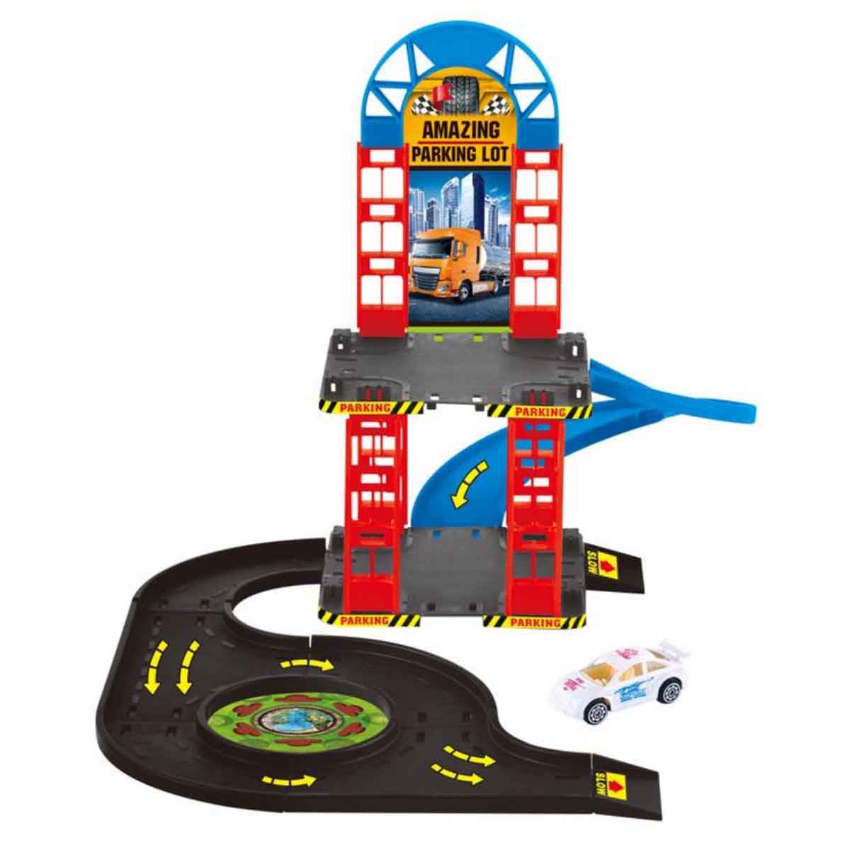 Power Joy Vroom Vroom Parking Lot with Cars Set Unisex, 3-4 Years