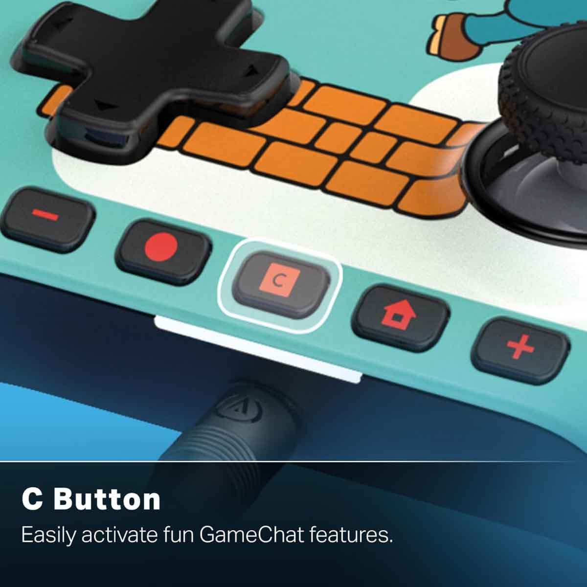 باور إيه ماريو تايم وحدة تحكم ألعاب سلكية أدفانتج