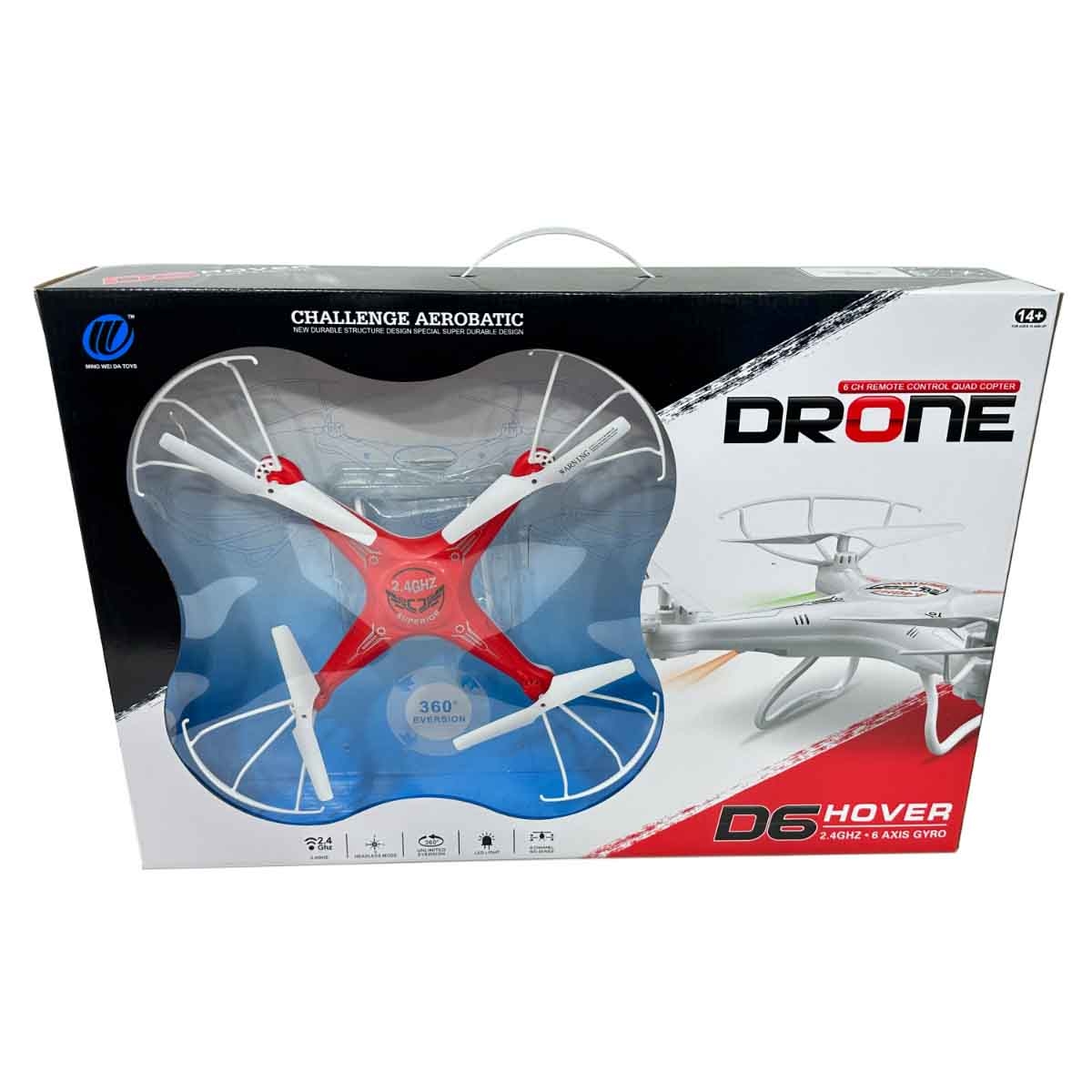 مينغ وي دا طائرة درون طراز D6 بتحكم عن بعد للجنسين، 13 سنة فأكثر