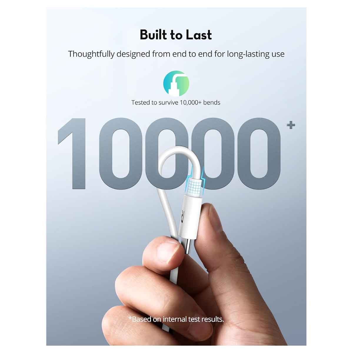 راف باور كابل شحن تايب سي إلى تايب سي بطول 1 متر