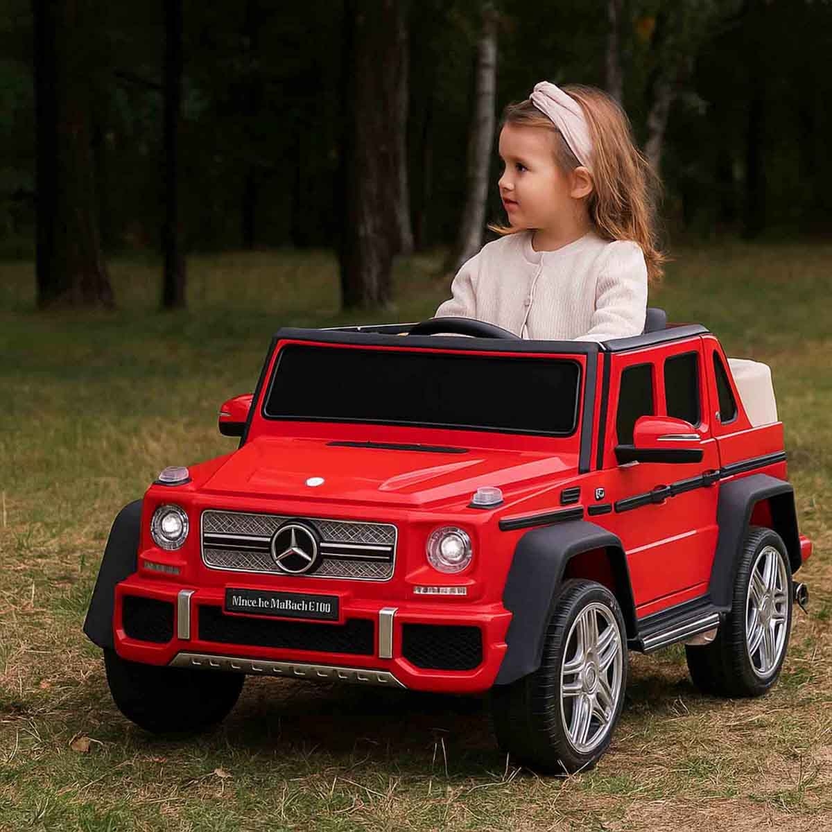 رايفن مرسيدس G650 مايباخ ميني سيارة ركوب للجنسين، 3-4 سنوات