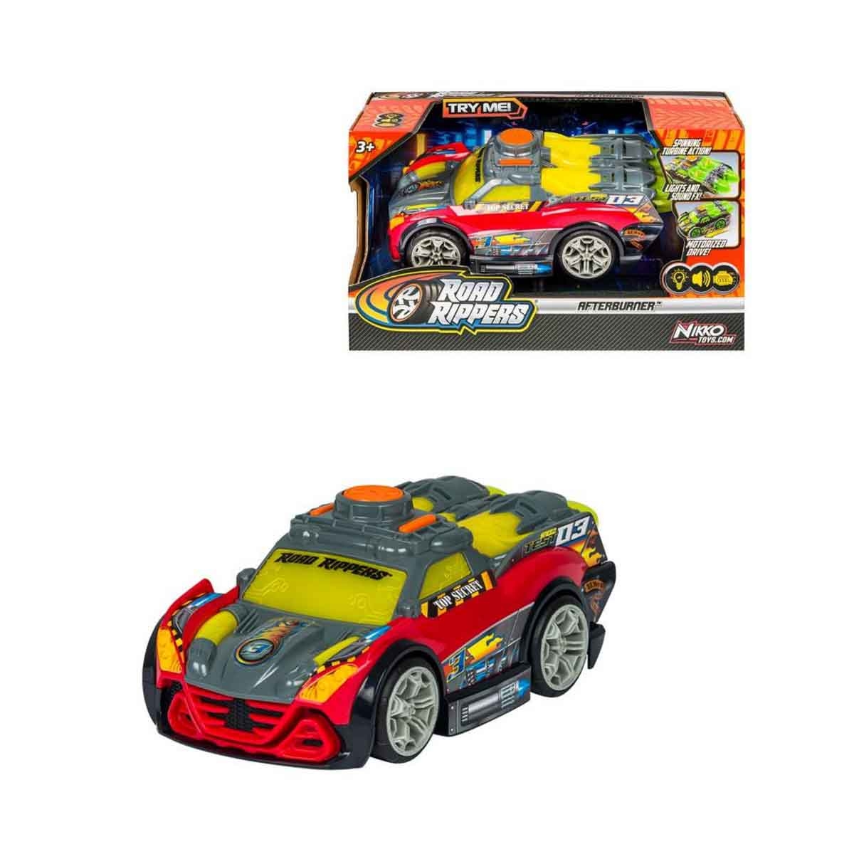 رود ريبرز سيارة أفتر بيرنر بإضاءة وأصوات متنوعة للأولاد، عمر 3-4 سنوات