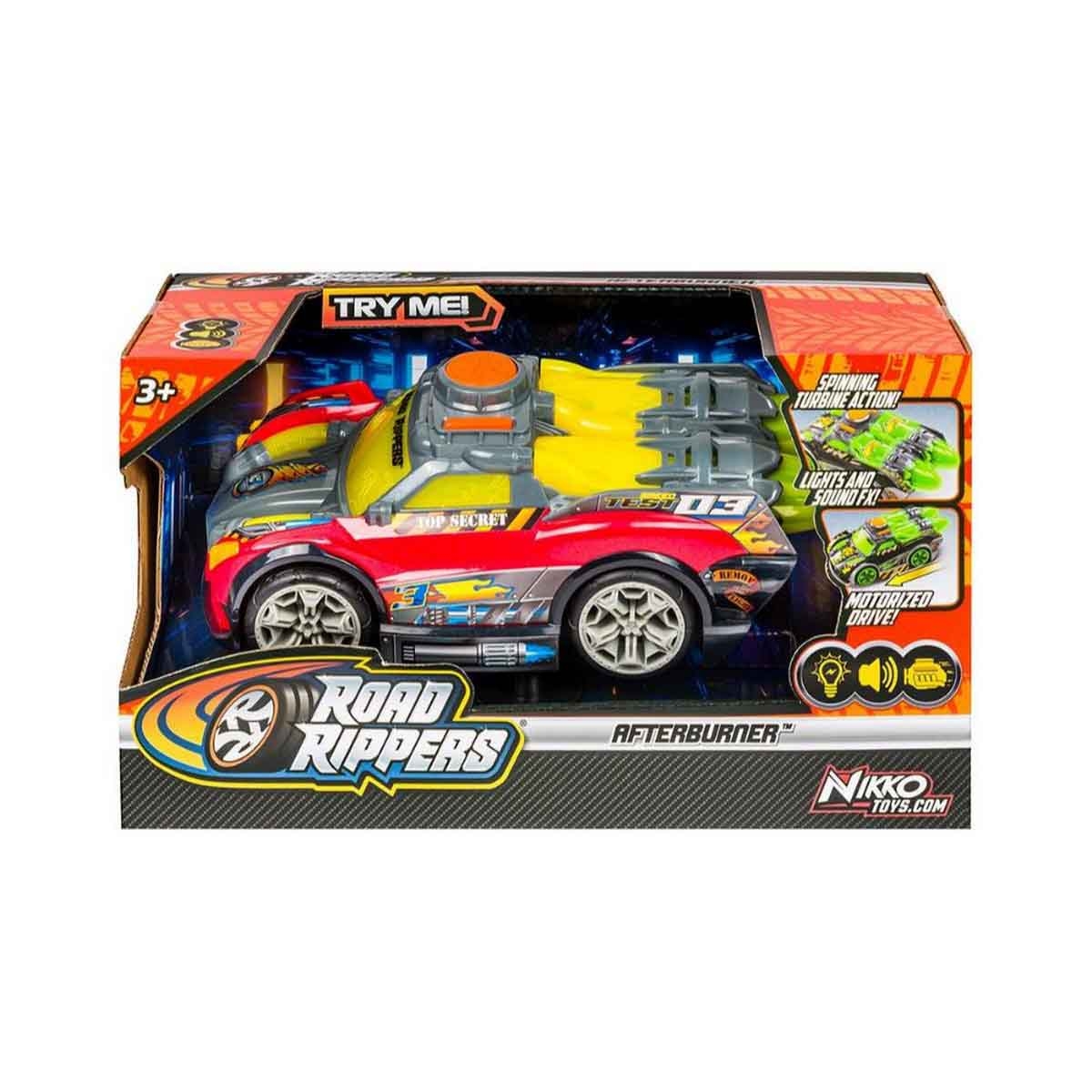 رود ريبرز سيارة أفتر بيرنر بإضاءة وأصوات متنوعة للأولاد، عمر 3-4 سنوات